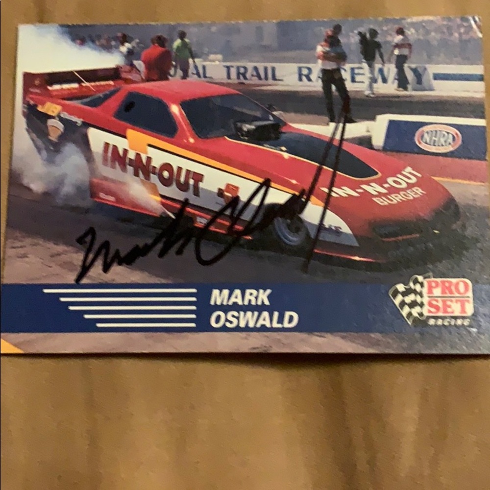 Authentic Mark Oswald autograph